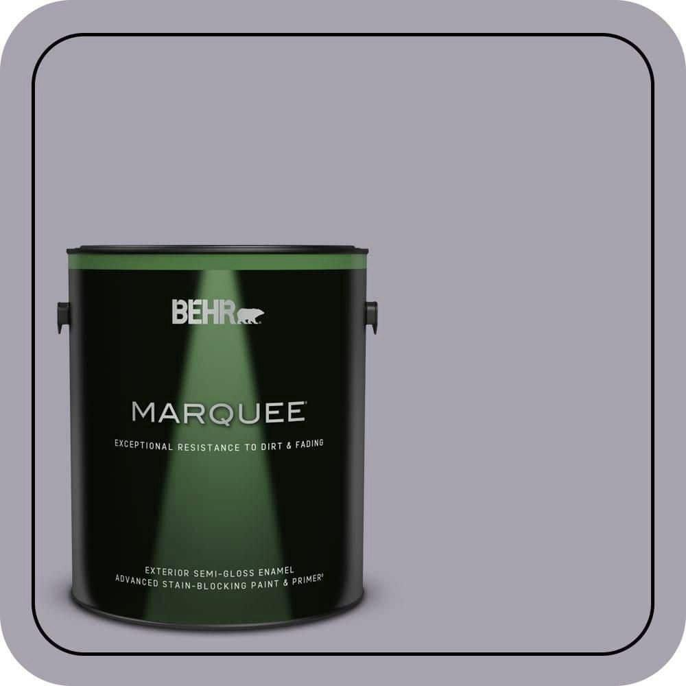 Behr Luxe Lilac Semi-Gloss Exterior Paint and Primer 1-Gallon: $71.98 Behr Luxe Lilac Semi-Gloss Exterior Paint and Primer 1-Gallon: $71.98