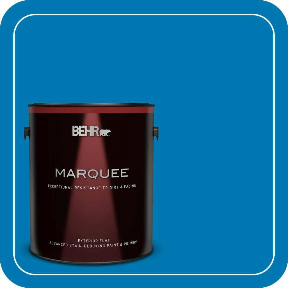 Behr Deep River Flat Exterior Paint & Primer 1-Gallon: $67.98