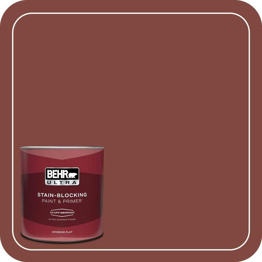 Red Brick Flat Interior Paint & Primer 1-Quart: $21.98
