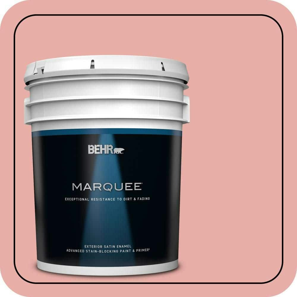 Behr #M160-3 Sweet Tart 5-Gallon Satin Exterior Paint and Primer: $325