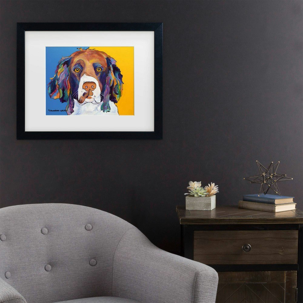 Trademark Fine Art 16"x20" Snuggles Portrait Matted Framed Art: $43.99 Trademark Fine Art 16"x20" Snuggles Portrait Matted Framed Art: $43.99