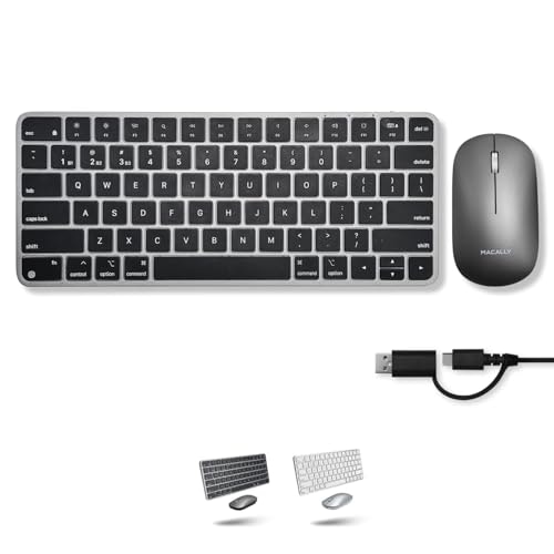 Macally Dual-Mode Wireless Keyboard and Mouse Combo: $39.99 Macally Dual-Mode Wireless Keyboard and Mouse Combo: $39.99