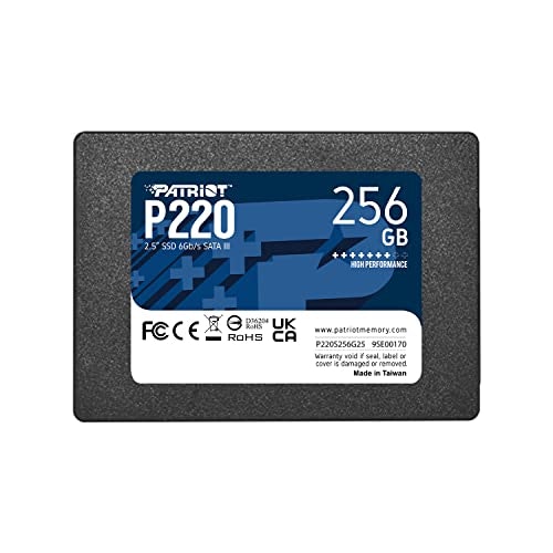 Patriot Memory P220 256GB SATA 3 2.5-Inch SSD: $45.99