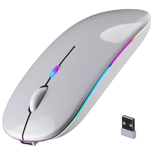 Wireless Bluetooth Rechargeable LED Mouse: $7.99