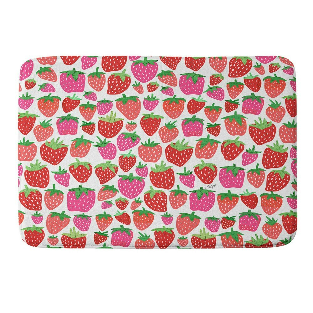 Deny Designs Lindsey Kay Collective Strawberries Memory Foam Bath Mat: $65.99 Deny Designs Lindsey Kay Collective Strawberries Memory Foam Bath Mat: $65.99