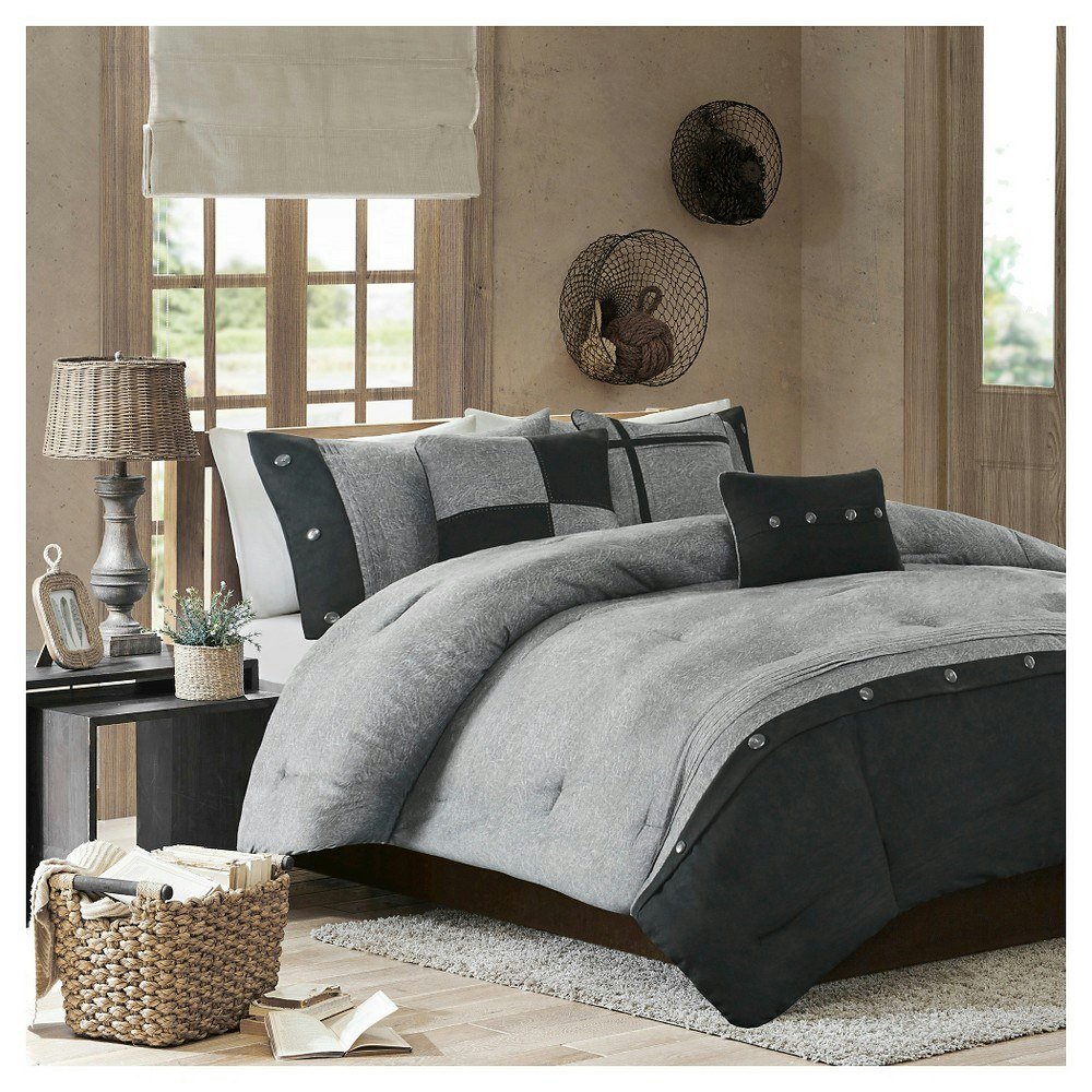 Madison Park 7-Piece California King Faux Suede Comforter Set: $144.99 Madison Park 7-Piece California King Faux Suede Comforter Set: $144.99