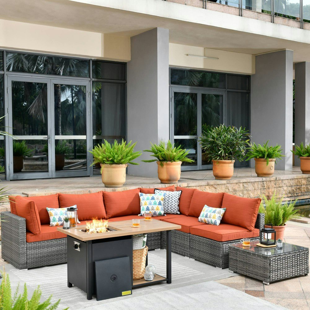 Ovios Venice 8-Piece Wicker Outdoor Patio Furniture Set: $1,189.99 Ovios Venice 8-Piece Wicker Outdoor Patio Furniture Set: $1,189.99
