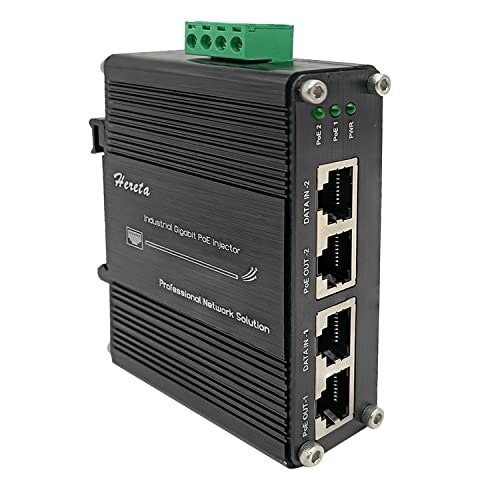 2-Port Industrial Gigabit PoE+ Injector: $114.87 2-Port Industrial Gigabit PoE+ Injector: $114.87