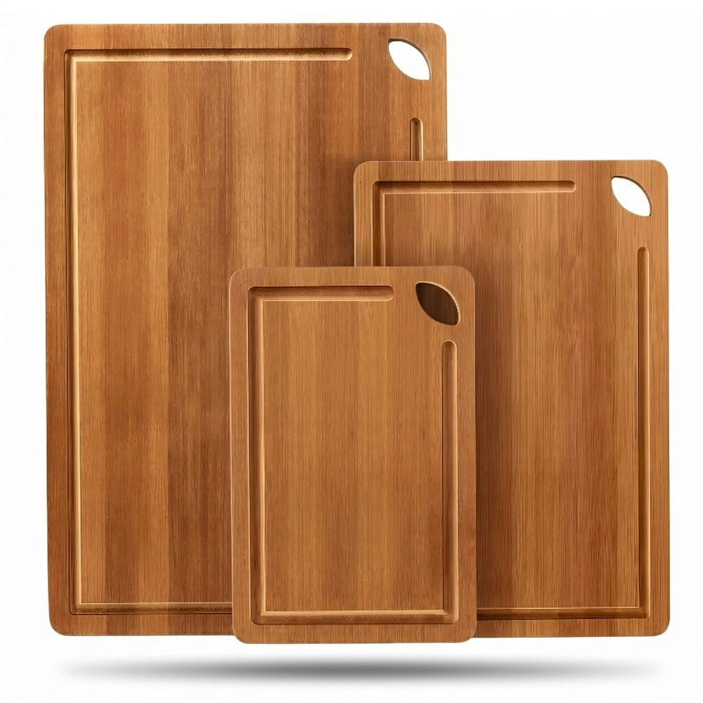 Vesteel Bamboo Cutting Board 3-Piece Set: $15.99