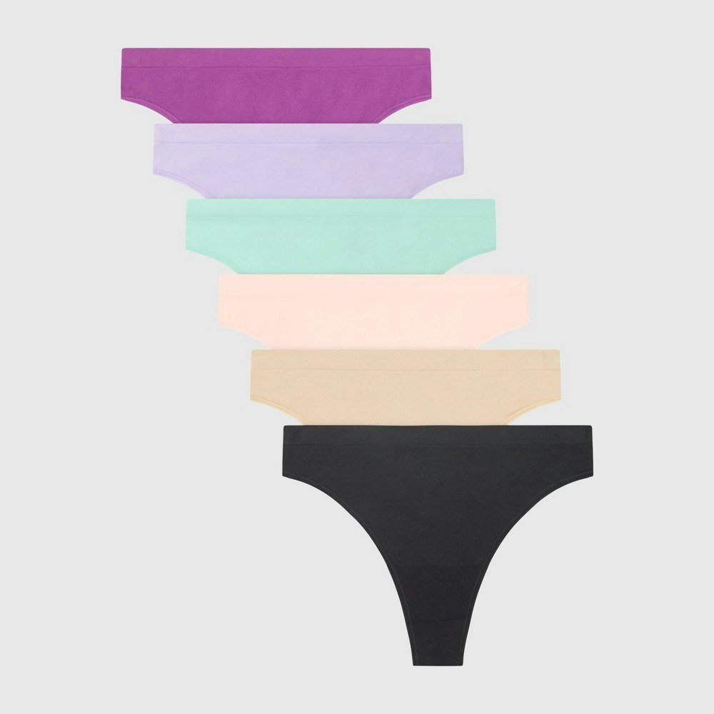 Hanes Women's Seamless Comfort Flex Thong Underwear 6-Pack: $16.99 Hanes Women's Seamless Comfort Flex Thong Underwear 6-Pack: $16.99