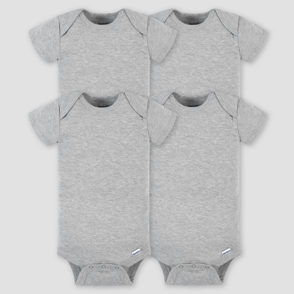 Gerber Baby Short Sleeve Onesie 4-Pack: $14 Gerber Baby Short Sleeve Onesie 4-Pack: $14