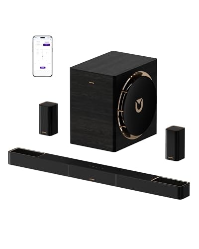 Ultimea Skywave X70 7.1.4-Channel Dolby Atmos Wireless Sound Bar System: $599 Ultimea Skywave X70 7.1.4-Channel Dolby Atmos Wireless Sound Bar System: $599