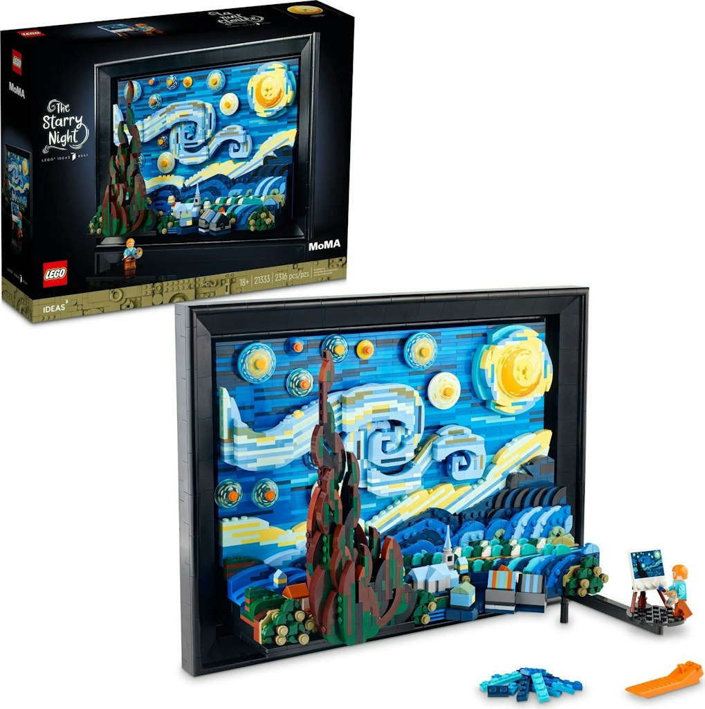 LEGO Ideas Vincent Van Gogh The Starry Night: $136