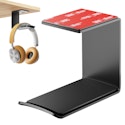 Aluminum Under-Desk Headphone Hanger for $6 + free shipping w/ Prime