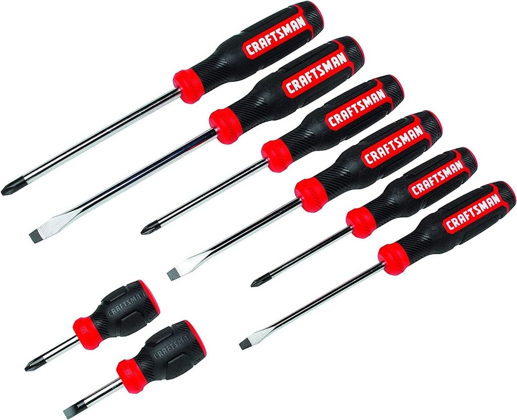 Craftsman 8-Piece Bi-Material Screwdriver Set: $15