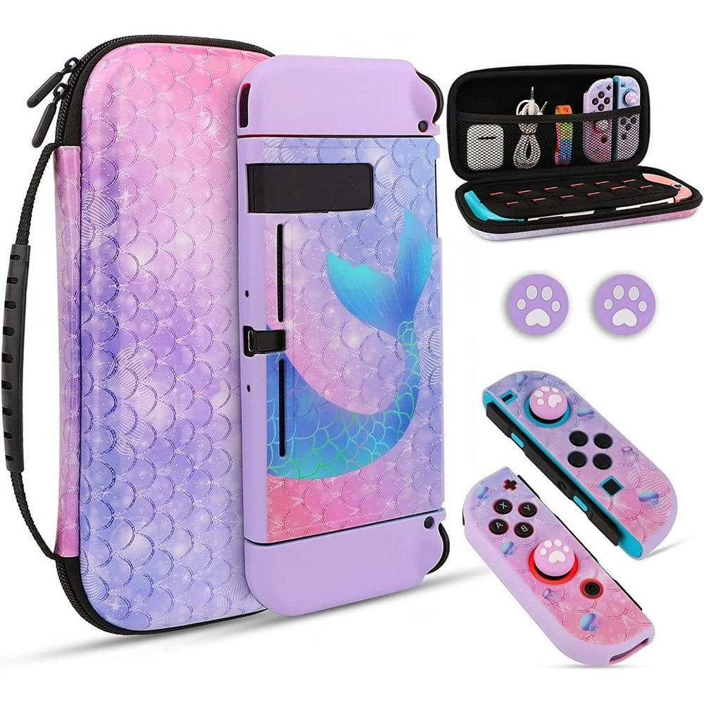 TCJJ Nintendo Switch Mermaid Protective Case Cover: $15.18 TCJJ Nintendo Switch Mermaid Protective Case Cover: $15.18