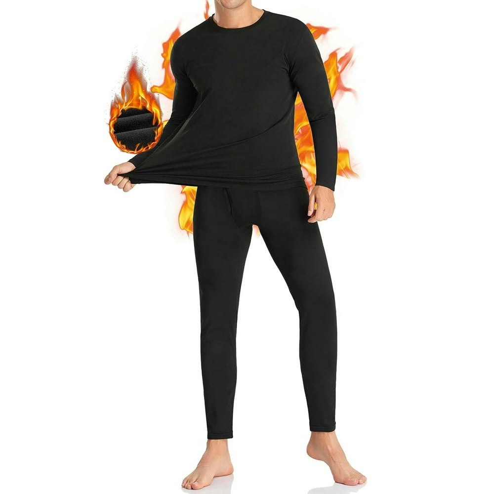 Gents Bliss Men's Fleece-Lined Thermal Base Layer Set: $19.99