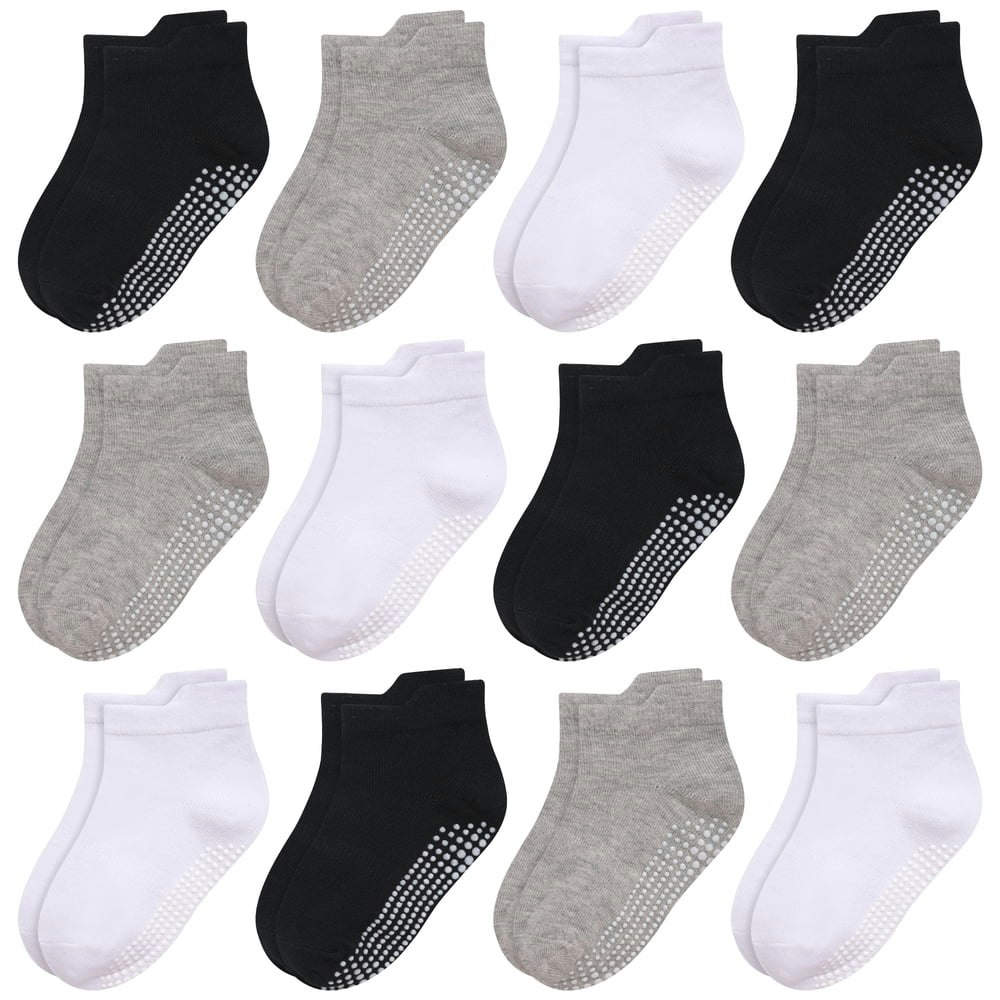 Elutong Non-Slip Toddler Ankle Socks 12-Pack: $8.99