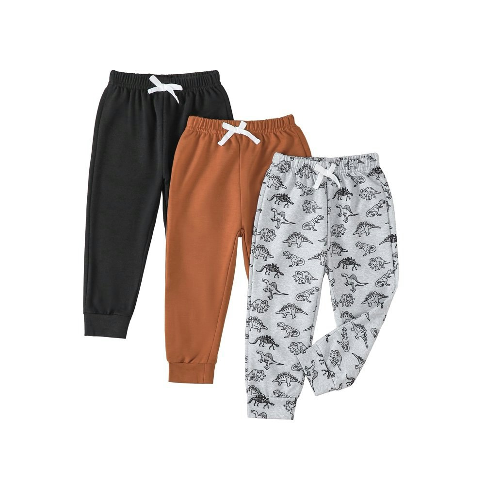 Infant Boys Dinosaur Print Sweatpants 3-Pack: $19.99