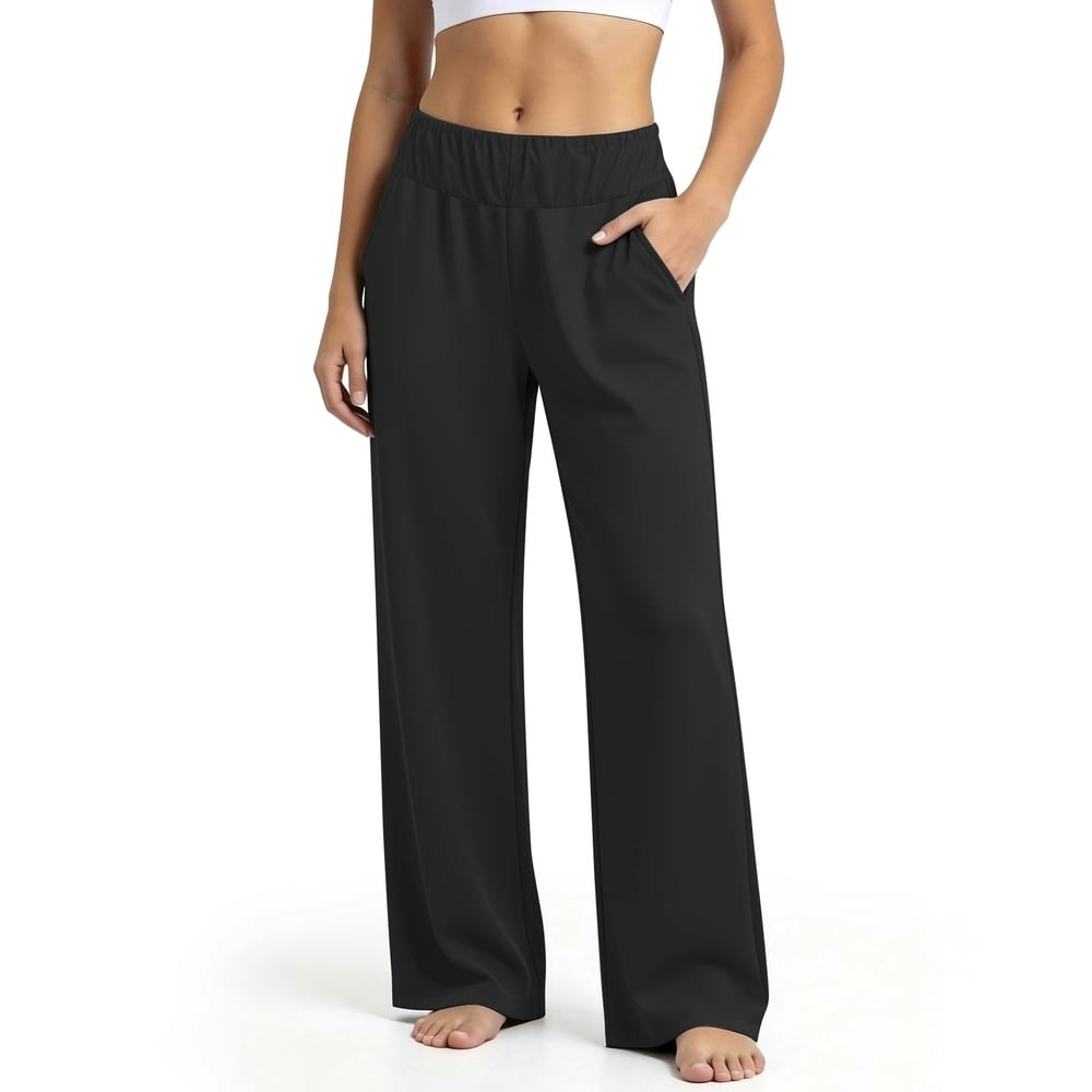 Redess Women's High-Waisted Wide Leg Lounge Pants: $11.99 Redess Women's High-Waisted Wide Leg Lounge Pants: $11.99