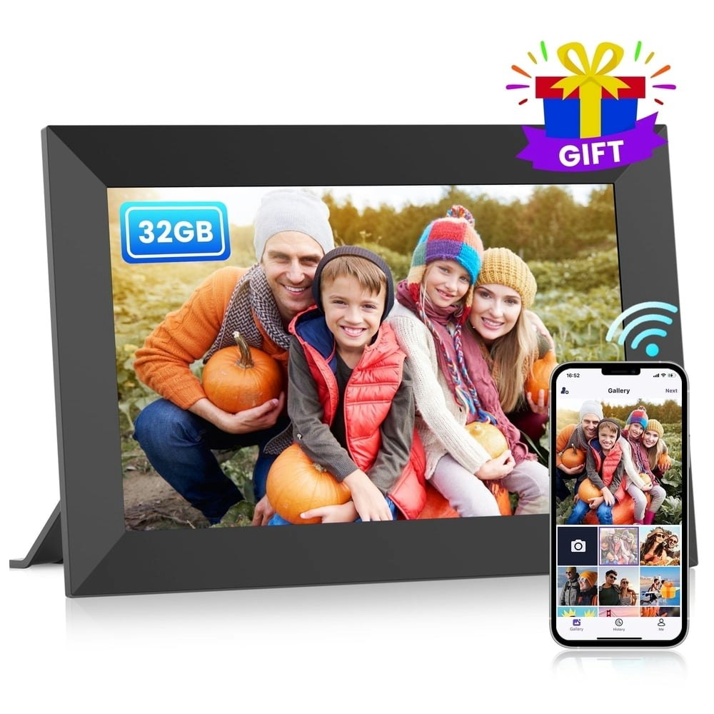 Msake 10.1-inch 32GB WiFi Digital Photo Frame: $56.99