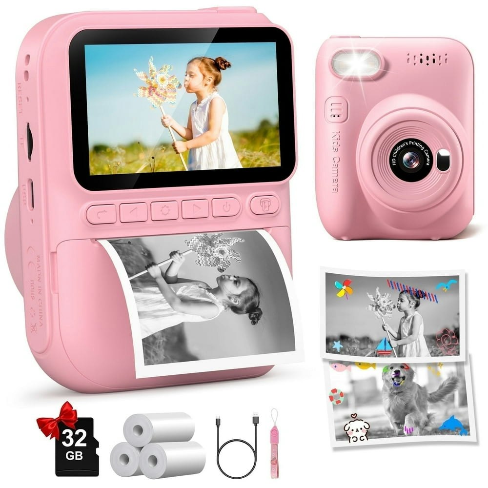 Gofunly Instant Print Camera for Kids: $39.99