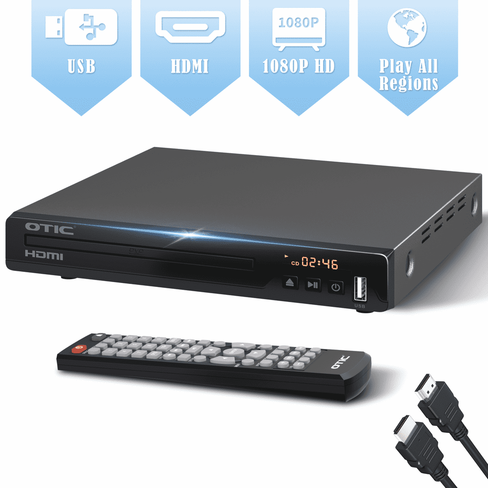 Otic Mini HDMI DVD Player: $35.99