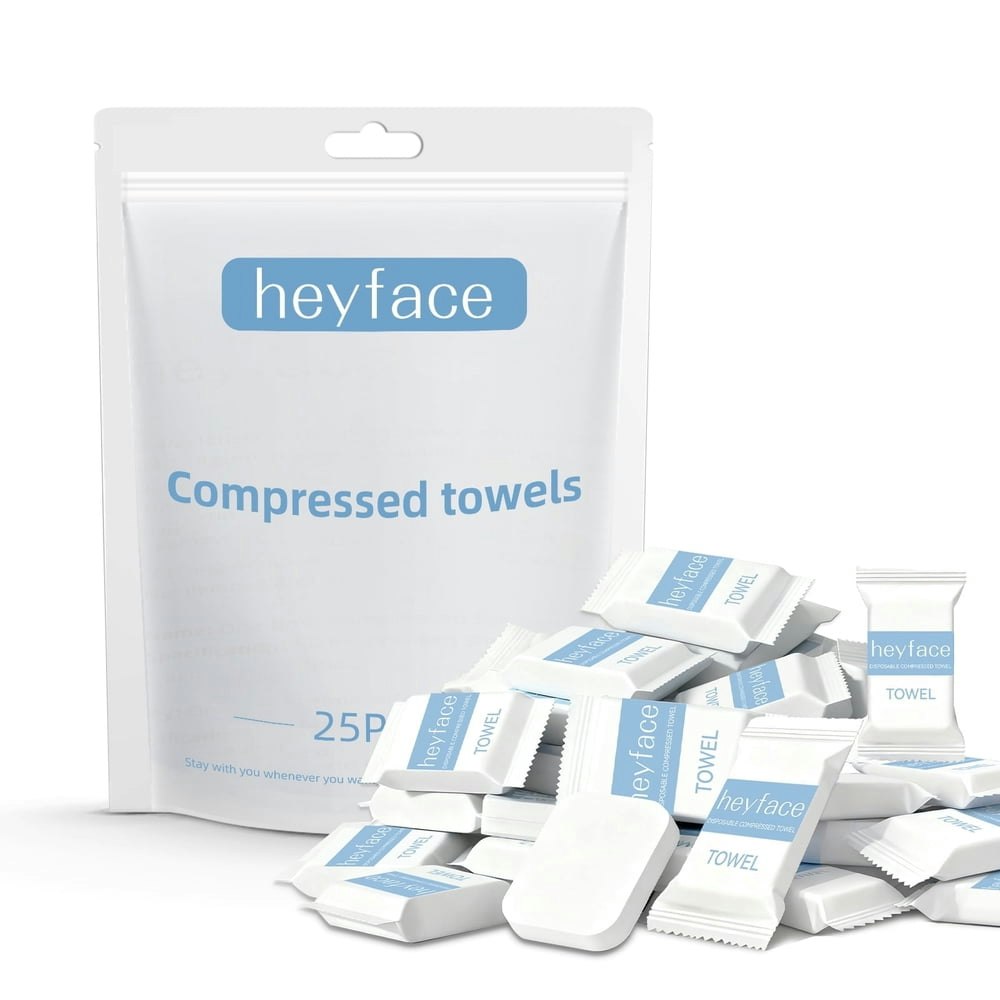 Compressed Disposable Face Towel Coin Tissue 25-Pack: $6.99 Compressed Disposable Face Towel Coin Tissue 25-Pack: $6.99