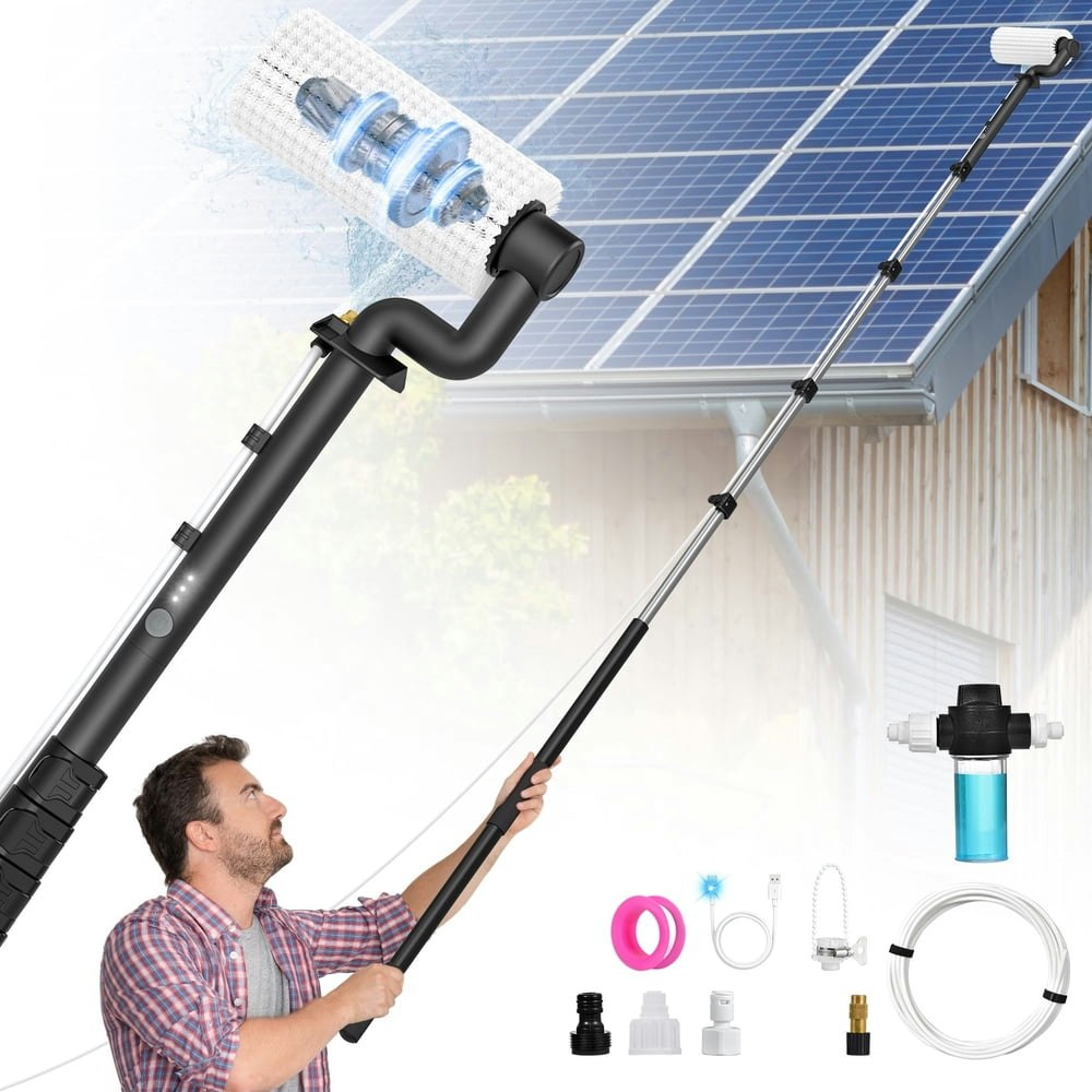 Victsing 20-Foot Solar Panel Cleaning Kit: $73.99 Victsing 20-Foot Solar Panel Cleaning Kit: $73.99