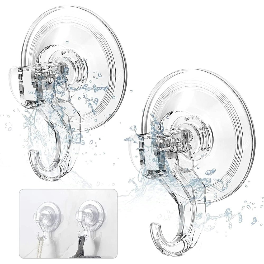 Aship Heavy Duty Suction Cup Hooks 2-Pack: $10