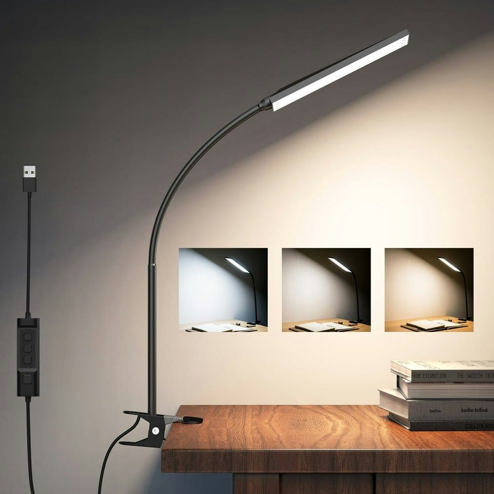 Kootion 48-LED Dimmable Clamp Desk Lamp: $15.98 Kootion 48-LED Dimmable Clamp Desk Lamp: $15.98