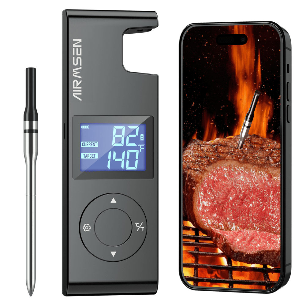 Airmsen 600-Foot Wireless Meat Thermometer: $22.49 Airmsen 600-Foot Wireless Meat Thermometer: $22.49