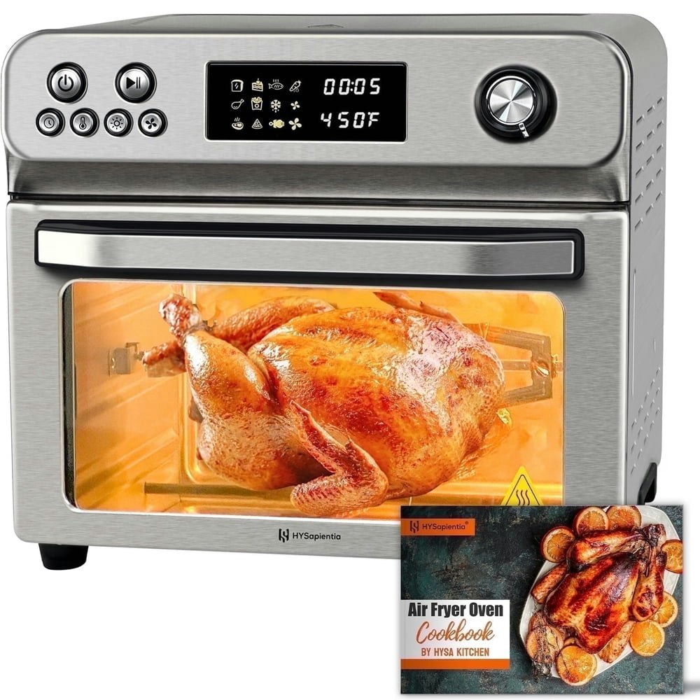 HYSapientia 26QT 10-in-1 Air Fryer Toaster Oven: $129.99