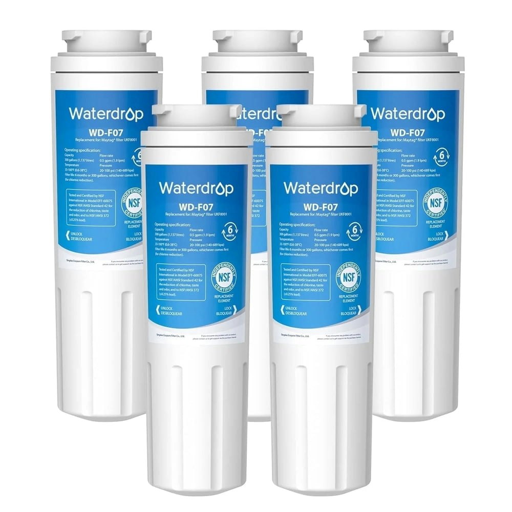 Waterdrop UKF8001 Refrigerator Water Filter 4-Pack: $31.53 Waterdrop UKF8001 Refrigerator Water Filter 4-Pack: $31.53