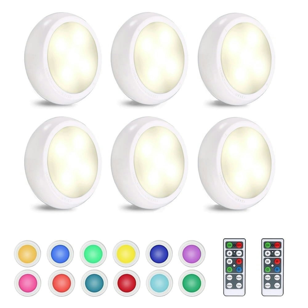 BN-Link LED Cabinet Puck Lights 6-Pack: $16.99 BN-Link LED Cabinet Puck Lights 6-Pack: $16.99