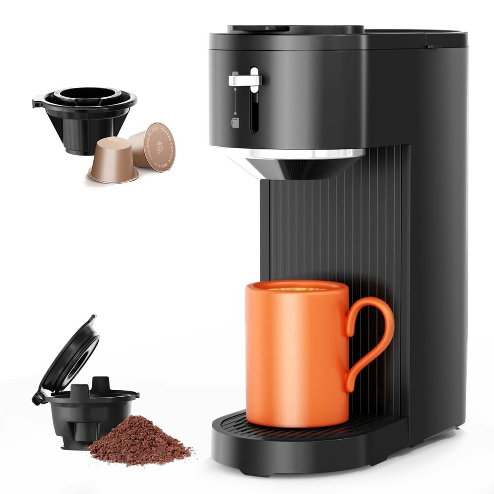 Auseo Single Serve Coffee Maker: $19.99