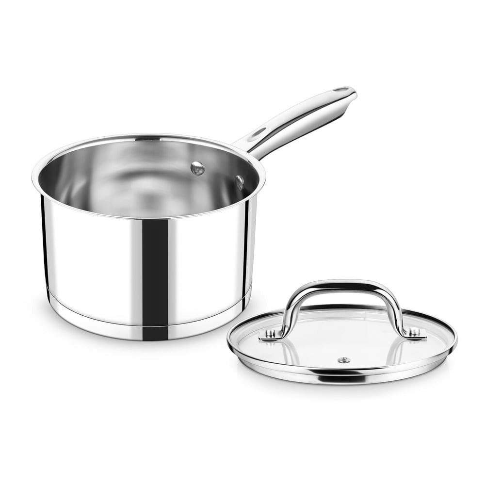 Walchoice 2-Quart Stainless Steel Saucepan with Lid: $16.99 Walchoice 2-Quart Stainless Steel Saucepan with Lid: $16.99