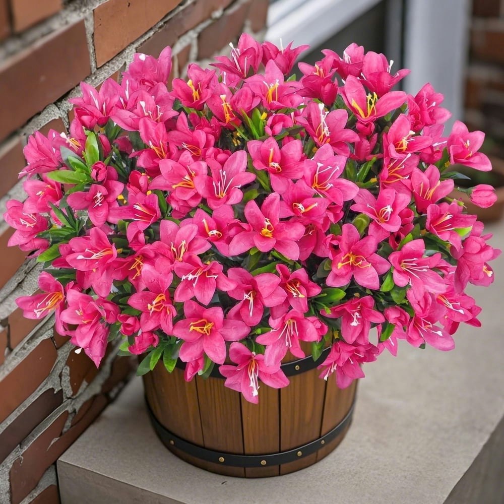 Scidweet Artificial Azalea Flowers 8-Pack: $18.99 Scidweet Artificial Azalea Flowers 8-Pack: $18.99