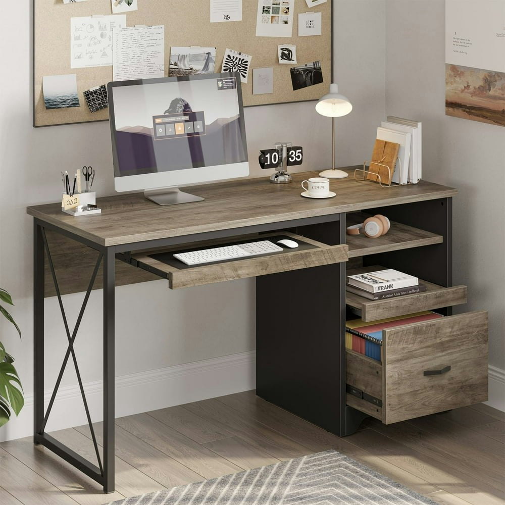 Bestier 47-inch Computer Desk with Storage Drawer and Keyboard Tray: $109.99 Bestier 47-inch Computer Desk with Storage Drawer and Keyboard Tray: $109.99