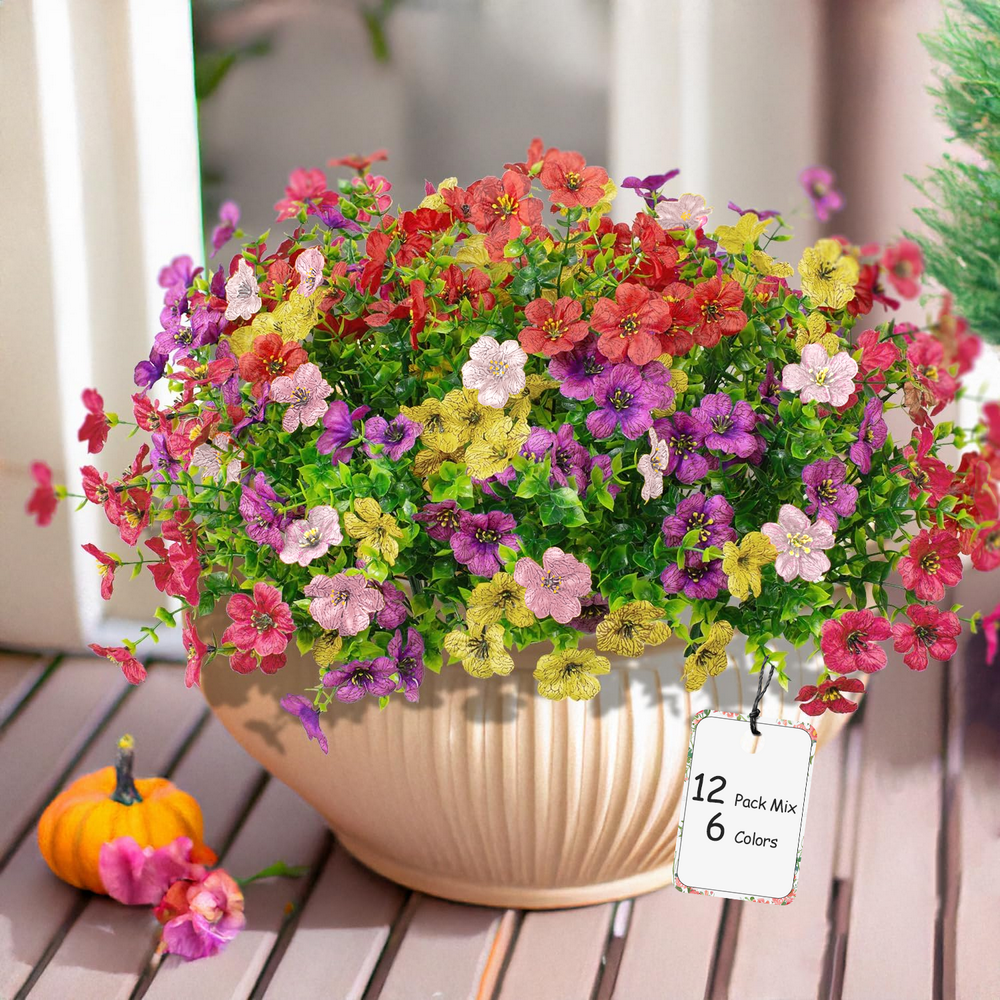 Artificial Daisy and Eucalyptus Faux Flower 12-Bundle Set: $16.99 Artificial Daisy and Eucalyptus Faux Flower 12-Bundle Set: $16.99