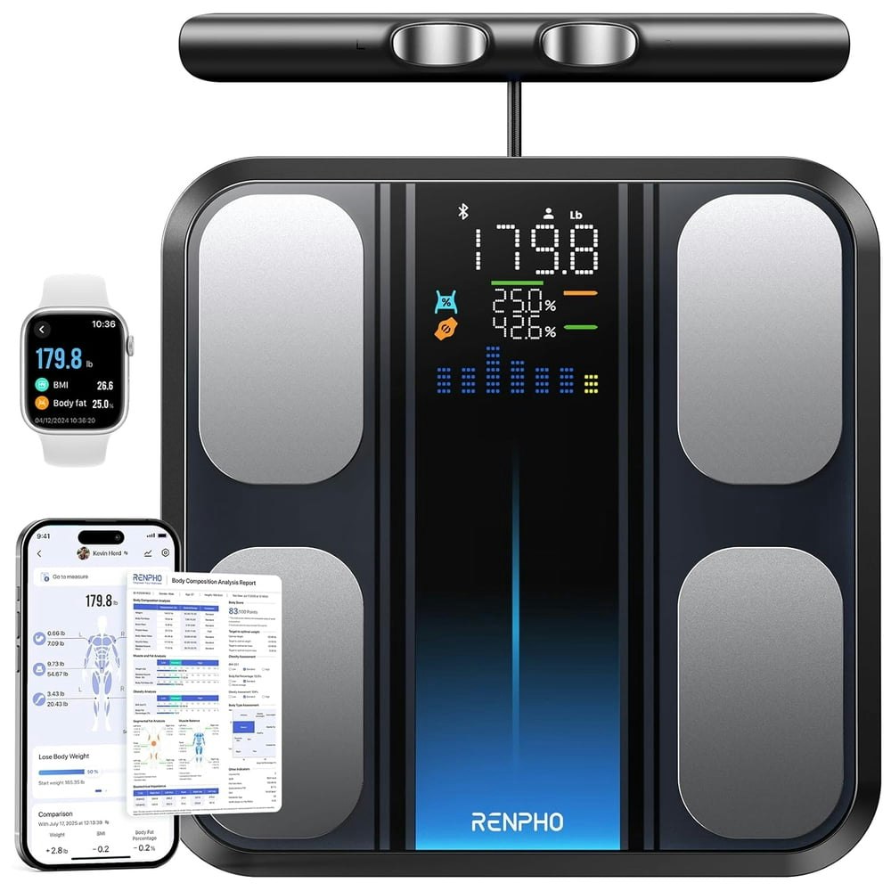 Renpho 8-Electrode Smart Body Composition Scale: $149.99 Renpho 8-Electrode Smart Body Composition Scale: $149.99