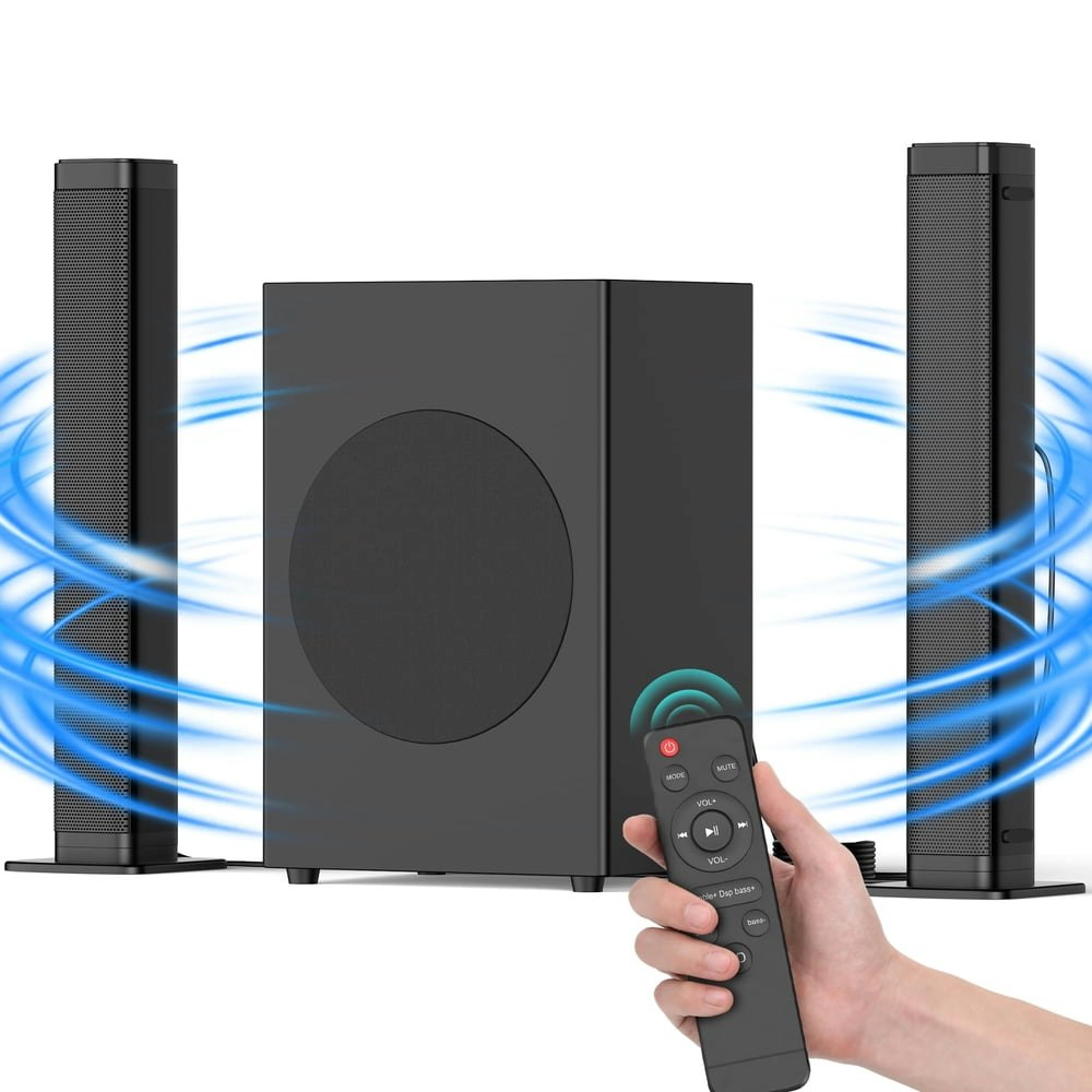 Freshdew 2.1 Channel Soundbar with Subwoofer: $68.89