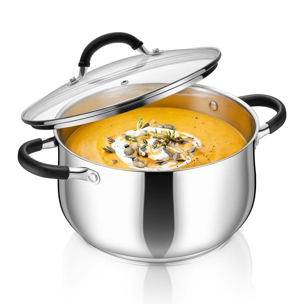 Walchoice 6-Quart Stainless Steel Stock Pot: $22.49