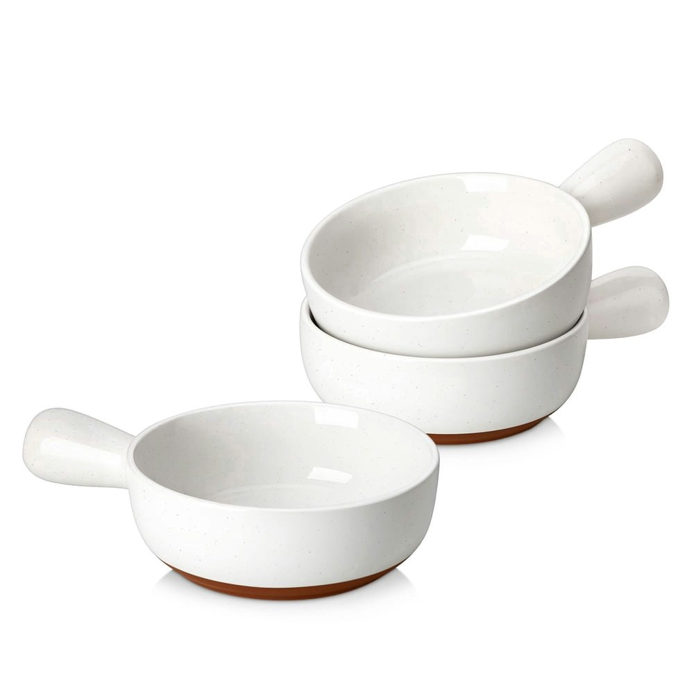 Malacasa 23-oz. Ceramic Soup Bowls with Handles 3-Pack: $19.89 Malacasa 23-oz. Ceramic Soup Bowls with Handles 3-Pack: $19.89