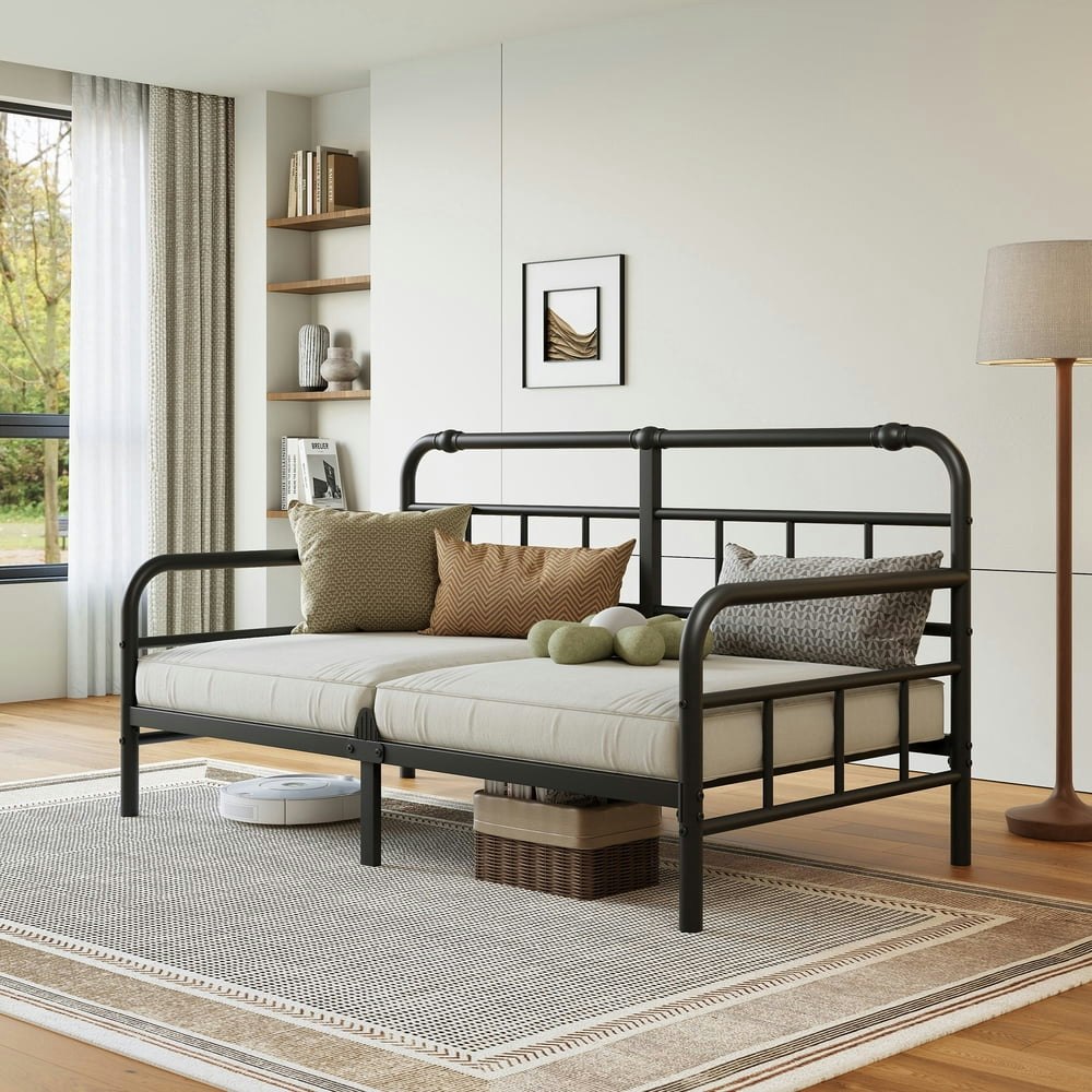 Neslime 12-inch Twin Metal Daybed Frame: $118.99 Neslime 12-inch Twin Metal Daybed Frame: $118.99