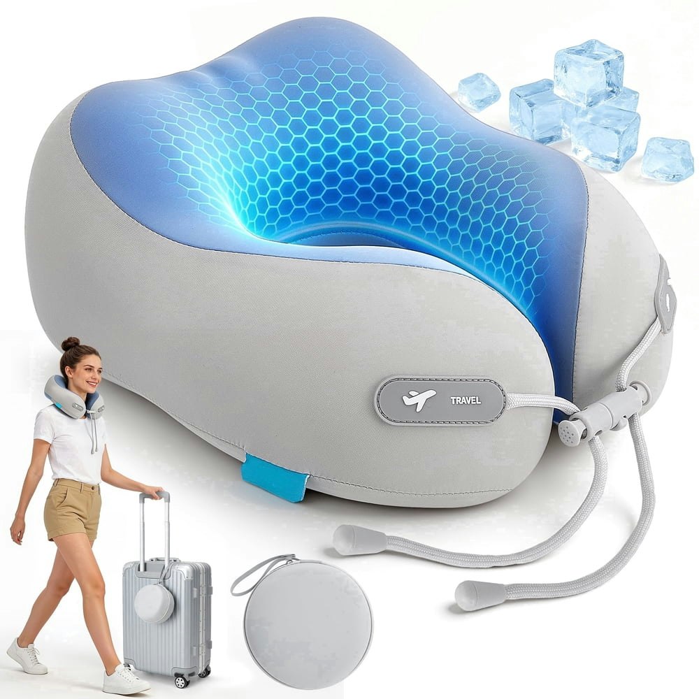 Doulami Memory Foam Travel Neck Pillow Set: $17.78 Doulami Memory Foam Travel Neck Pillow Set: $17.78