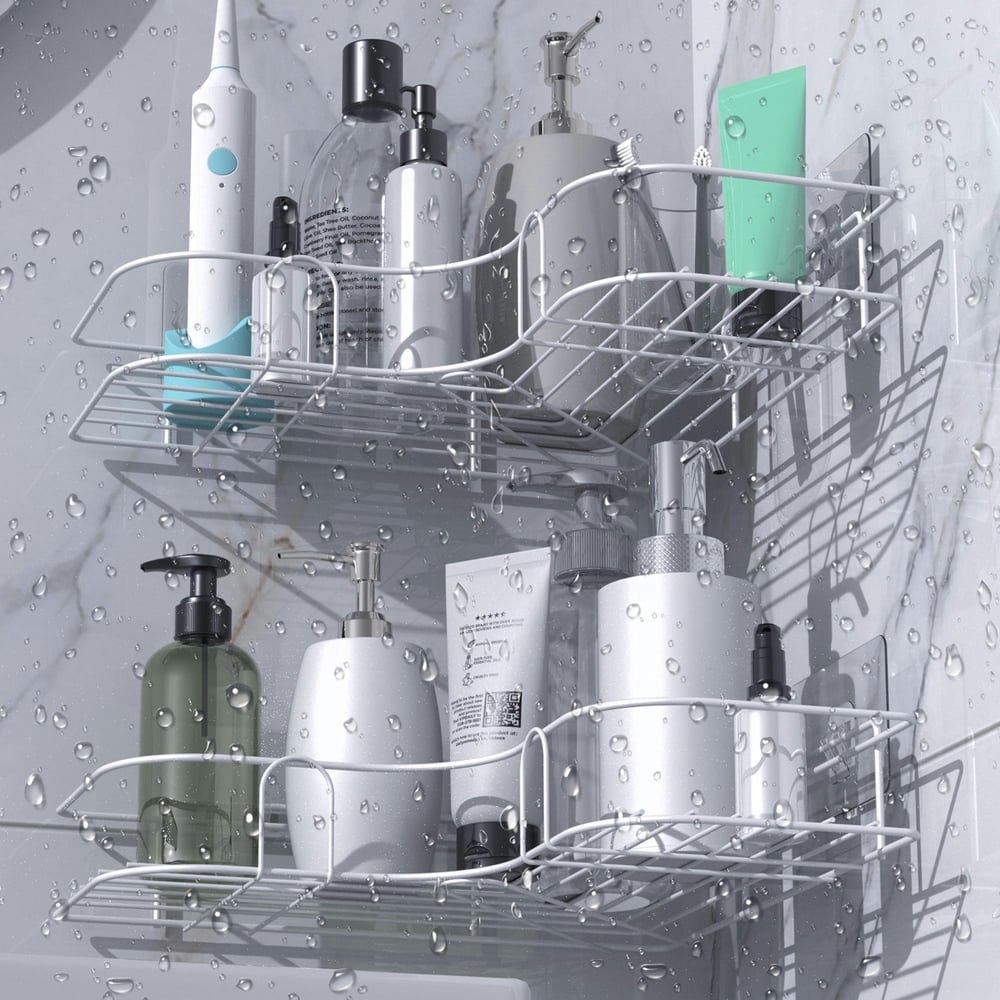 Corner Shower Caddy 2-Pack: $10 Corner Shower Caddy 2-Pack: $10