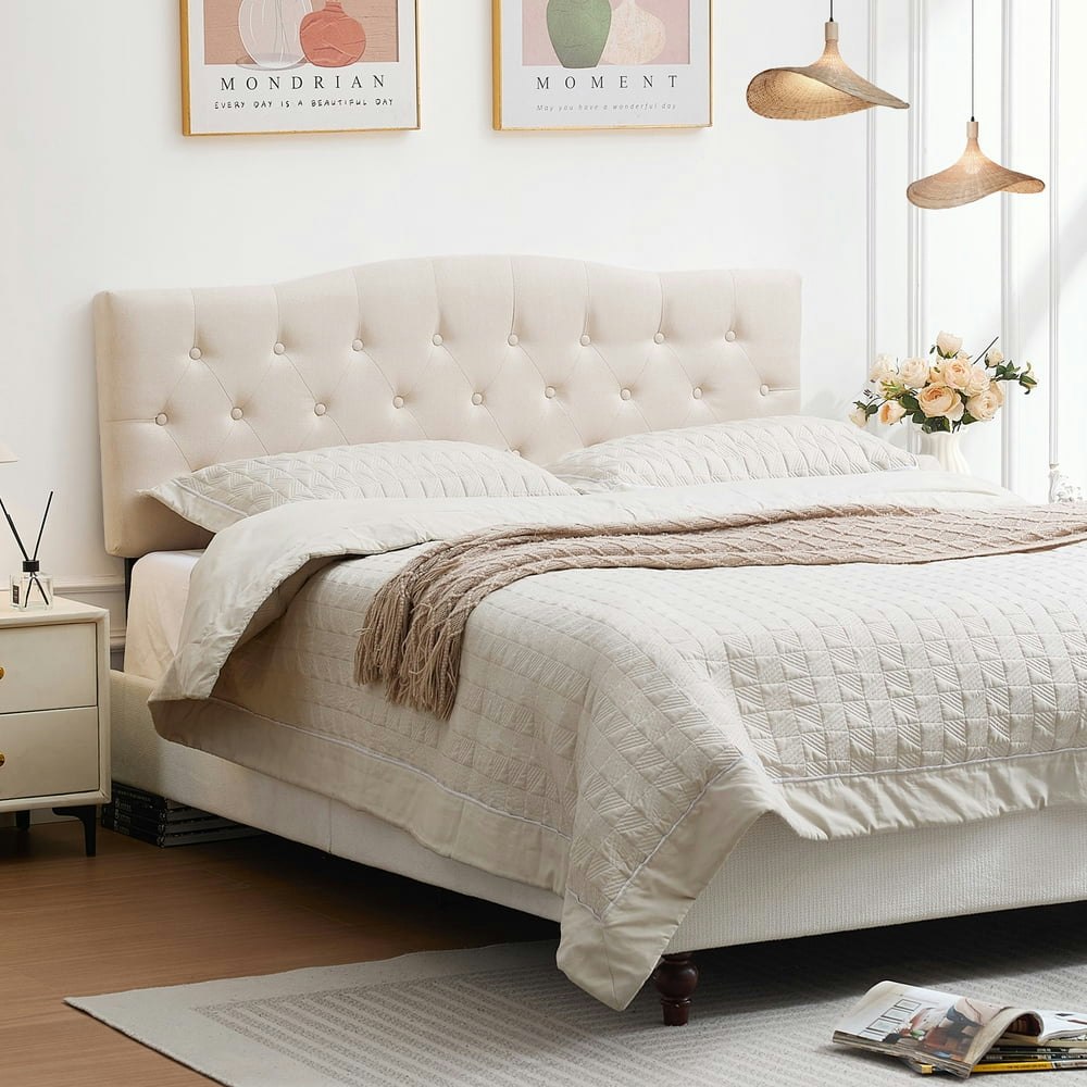 Jonpony Queen Tufted Upholstered Headboard: $69.99