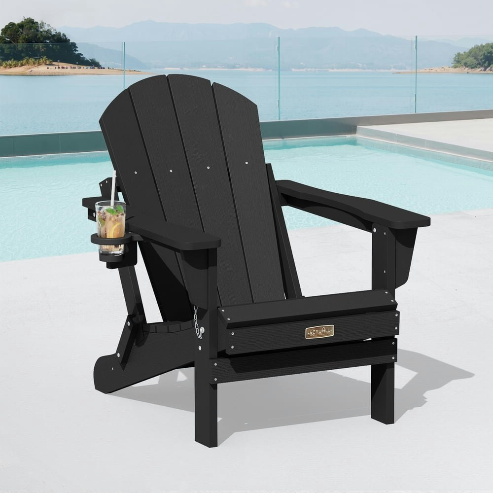 Serwall Folding Adirondack Chair: $93.99 Serwall Folding Adirondack Chair: $93.99