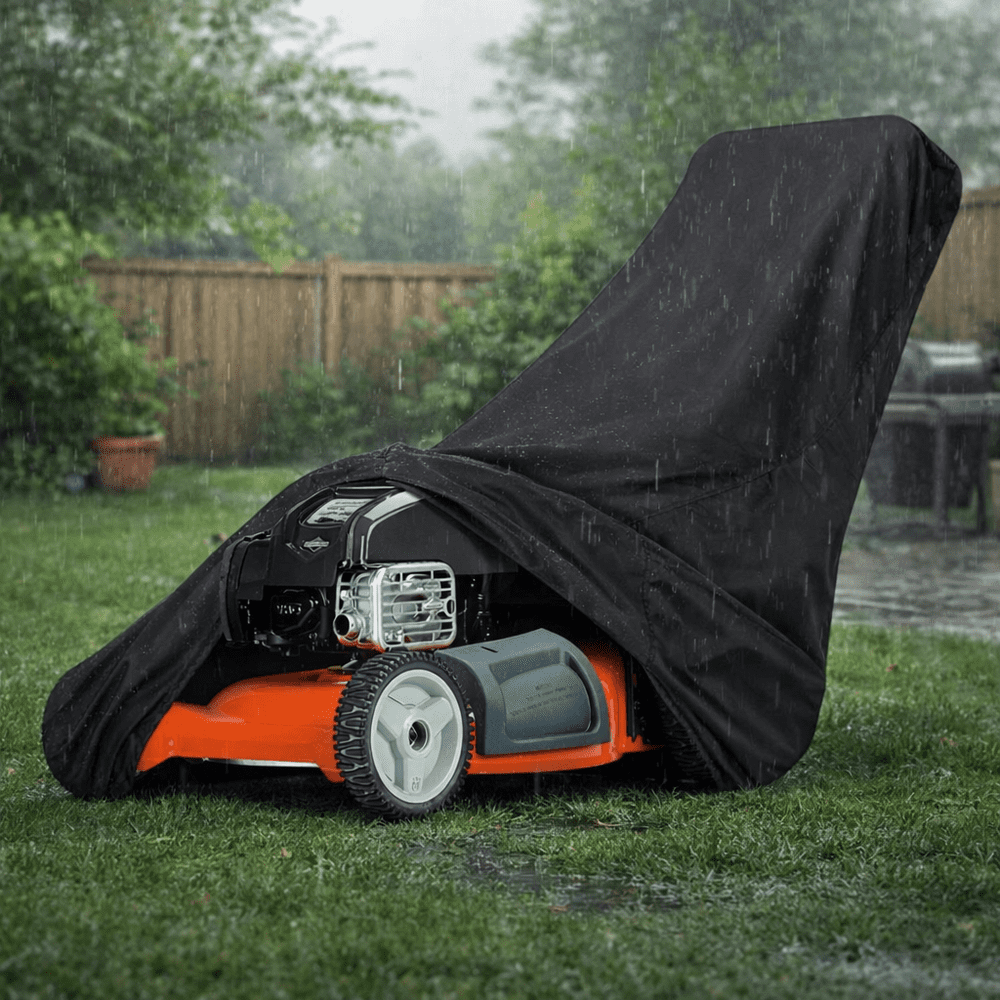 Lingsida Universal Waterproof Lawn Mower Cover: $13.99 Lingsida Universal Waterproof Lawn Mower Cover: $13.99
